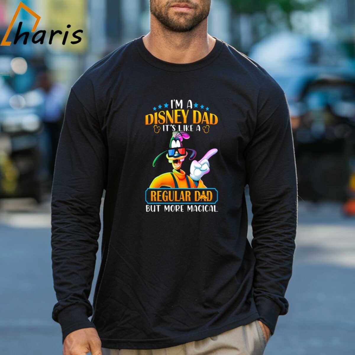 Im A Disney Dad Its Like A Regular Dad Goofy T shirt 3 Long sleeve shirt