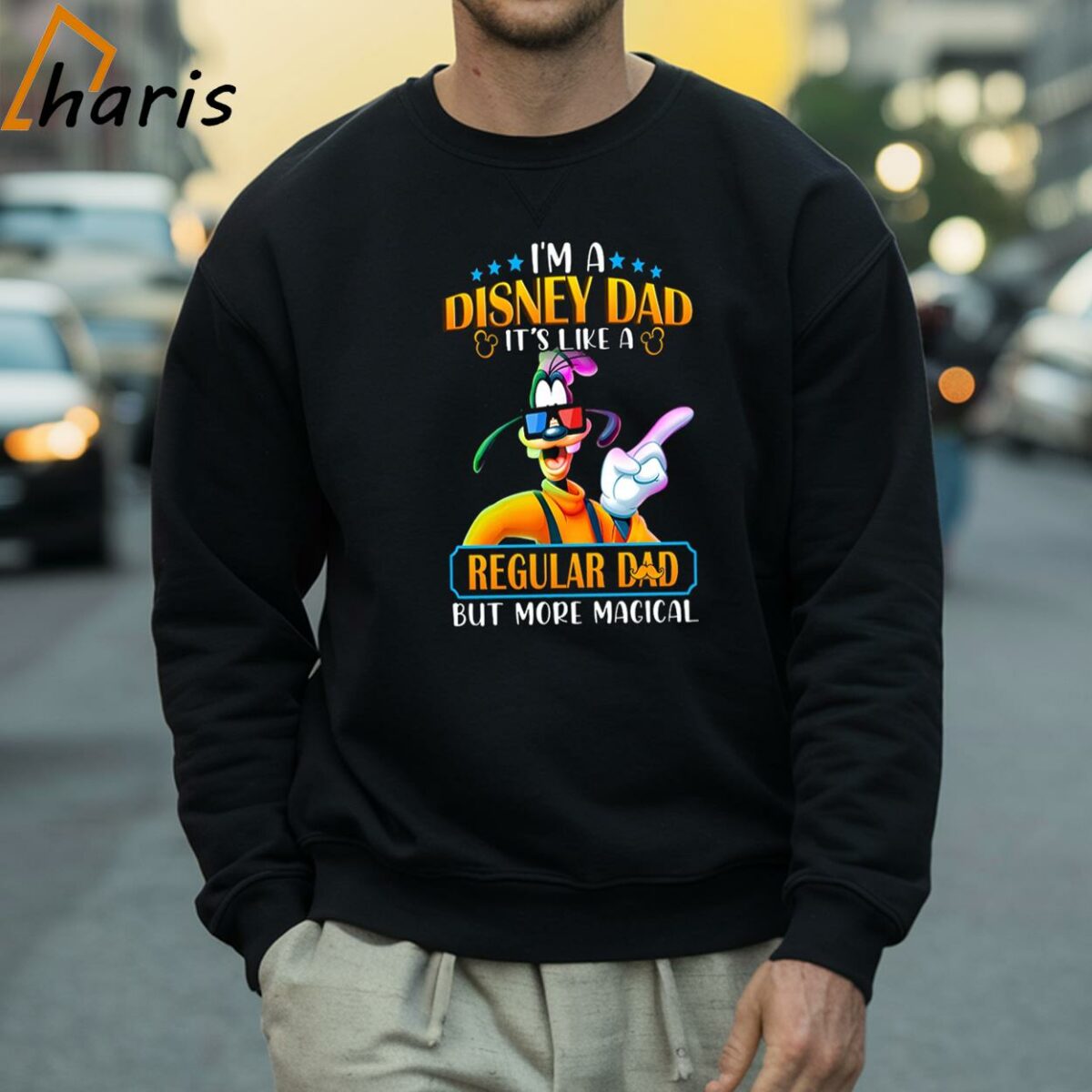 Im A Disney Dad Its Like A Regular Dad Goofy T shirt 4 Sweatshirt