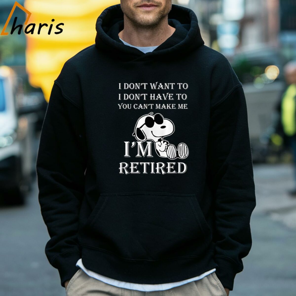 Im Retired Snoopy T shirts 5 Hoodie