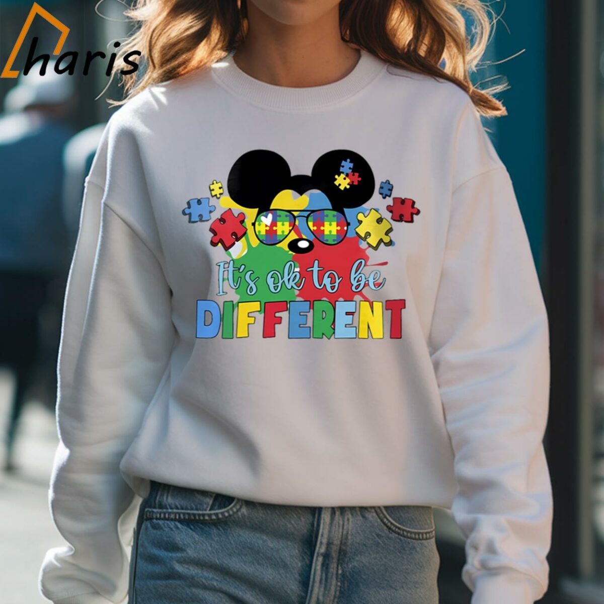 Its Ok To Be Different Autism Disney Autism Awareness T Shirt 4 Sweatshirt