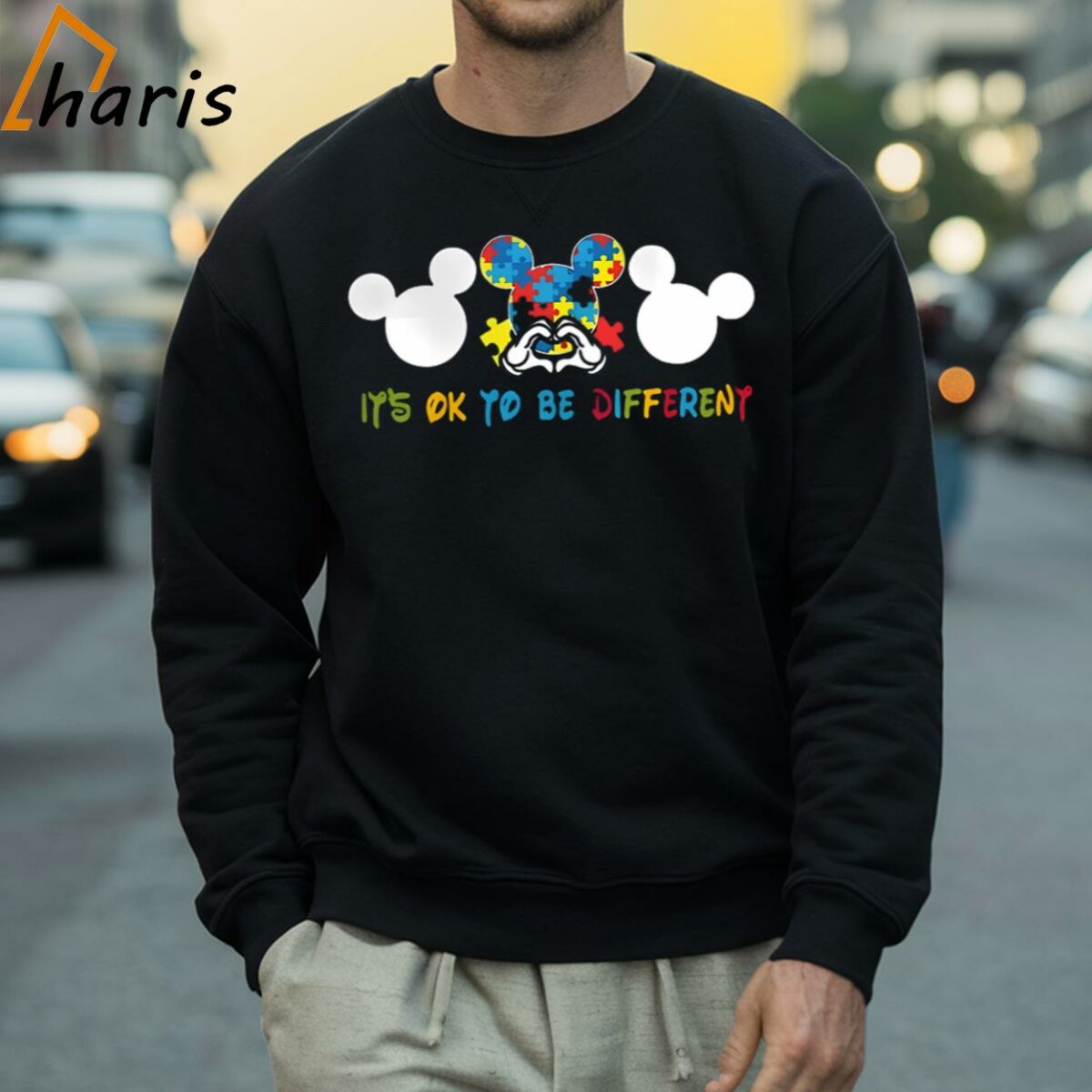 Its Ok To Be Different Mickey Autism Shirt 4 Sweatshirt