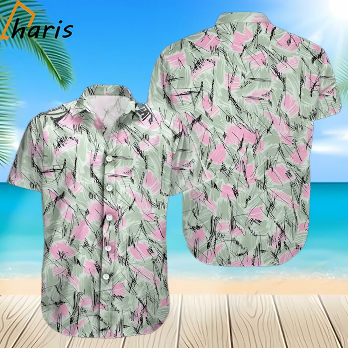 Jim Hopper Button Hawaiian Shirt 2 2