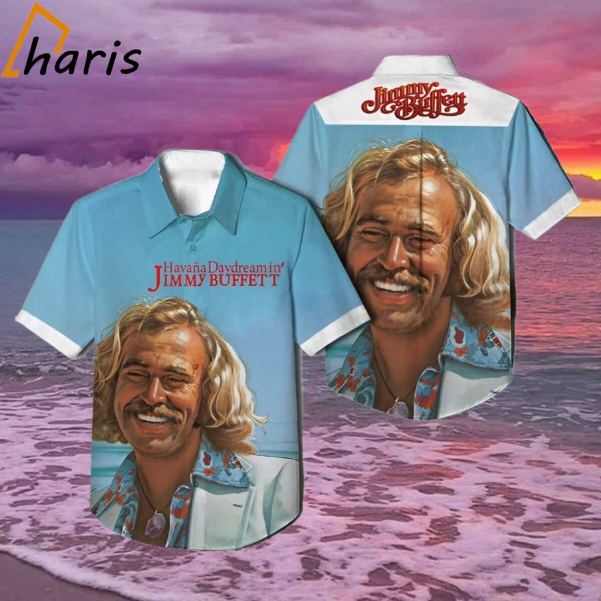 Jimmy Buffett Havana Daydreamin Album Cover Hawaiian Shirt 1 2