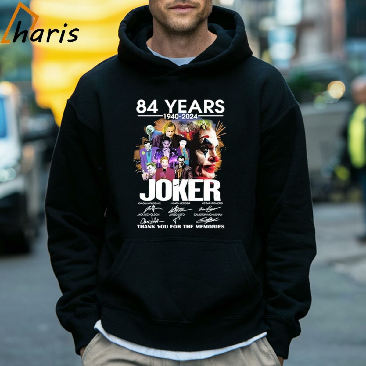 Joker 84 Years 1940 2024 Thank You For The Memories Signatures Shirt 5 Hoodie