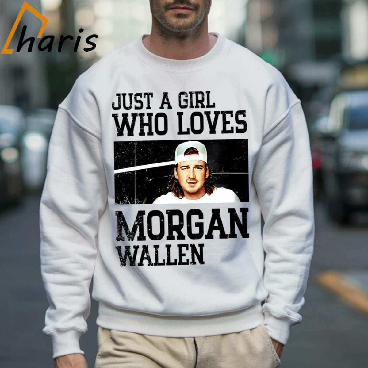 Just A Girl Who Loves Morgan Wallen Shirt 3 Sweatshirt