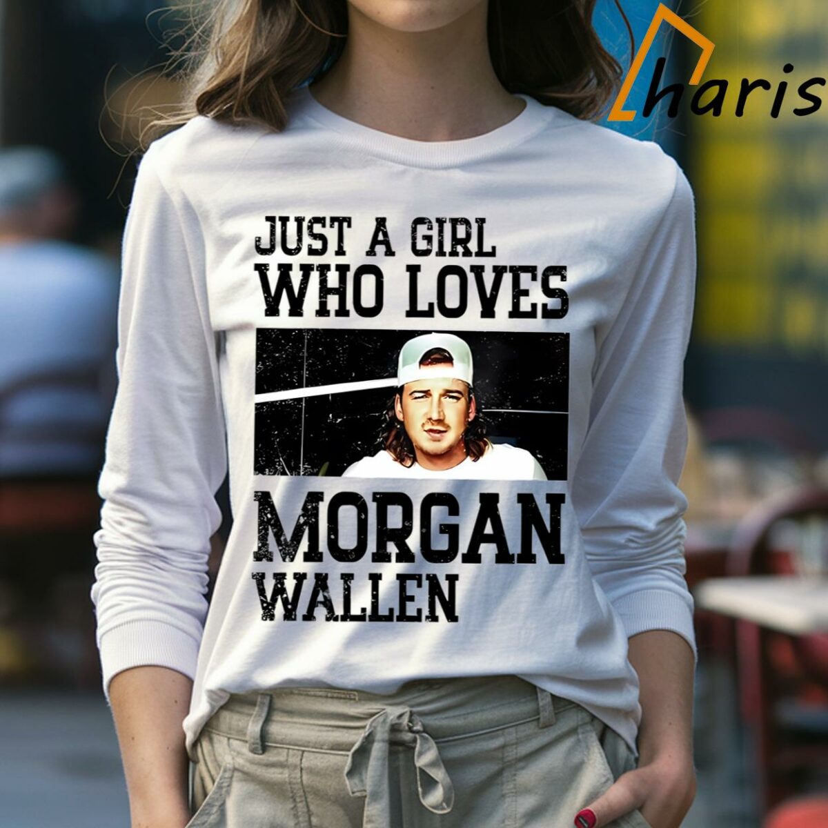 Just A Girl Who Loves Morgan Wallen Shirt 4 Long sleeve Shirt
