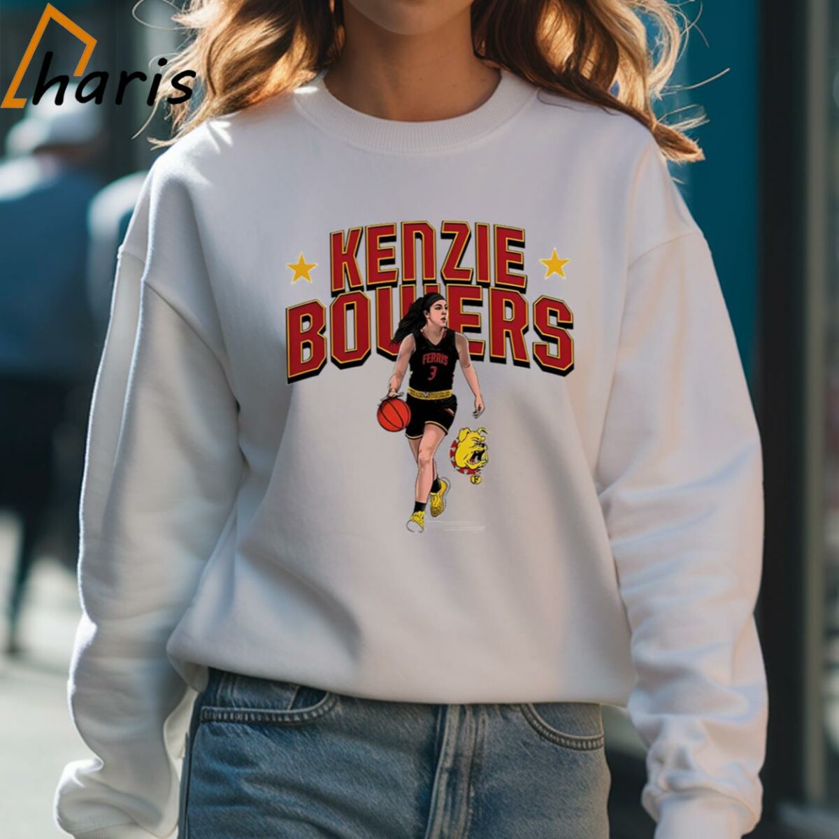 Kenzie Bowers Ferris State Bulldogs Basketball Shirt 4 Sweatshirt