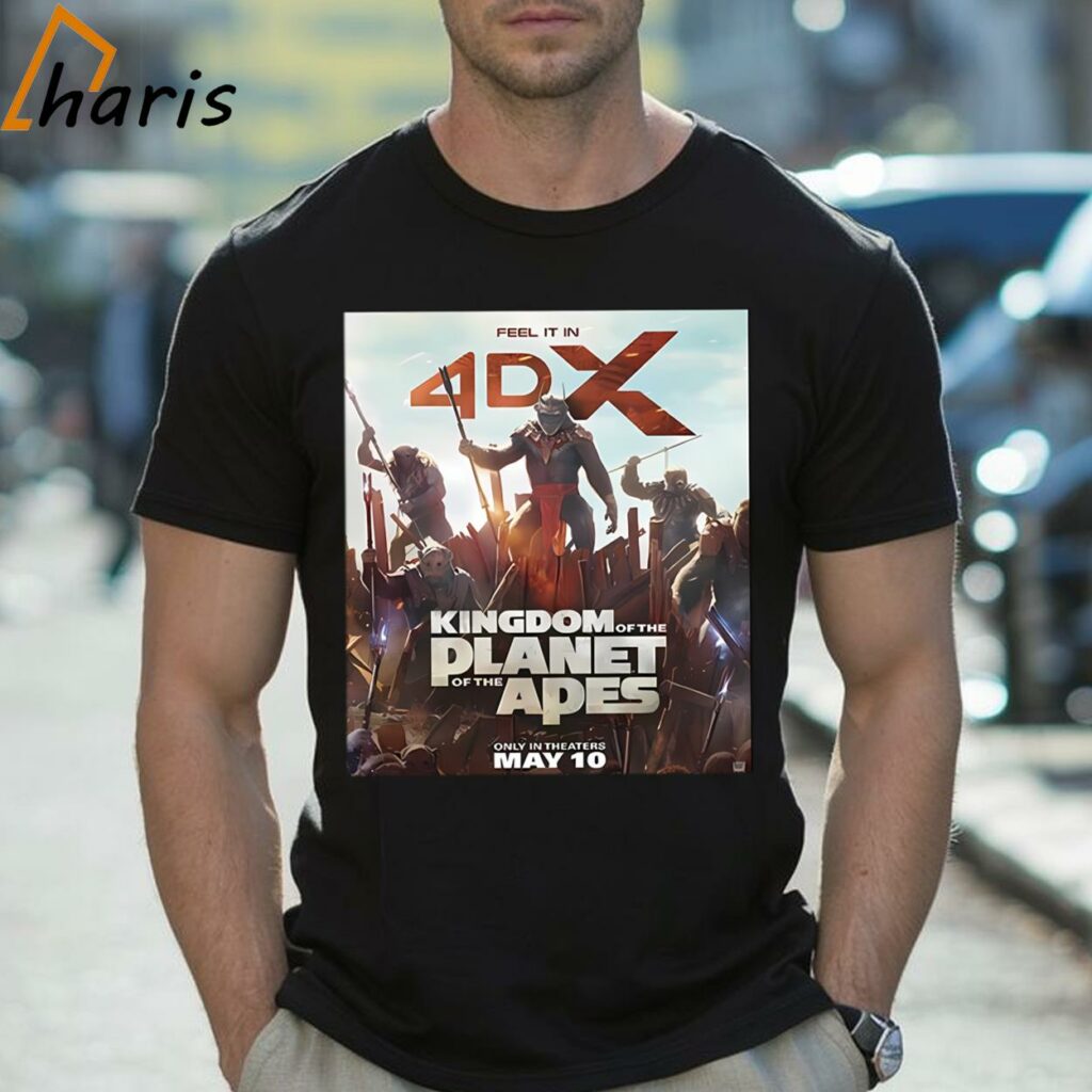 Kingdom Of The Planet Of The Apes 4DX Poster T-shirt