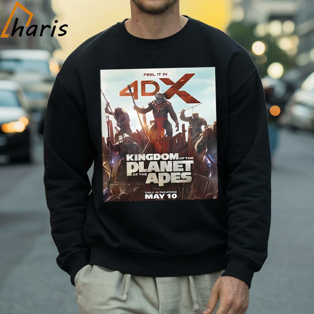 Kingdom Of The Planet Of The Apes 4DX Poster T shirt 4 Sweatshirt