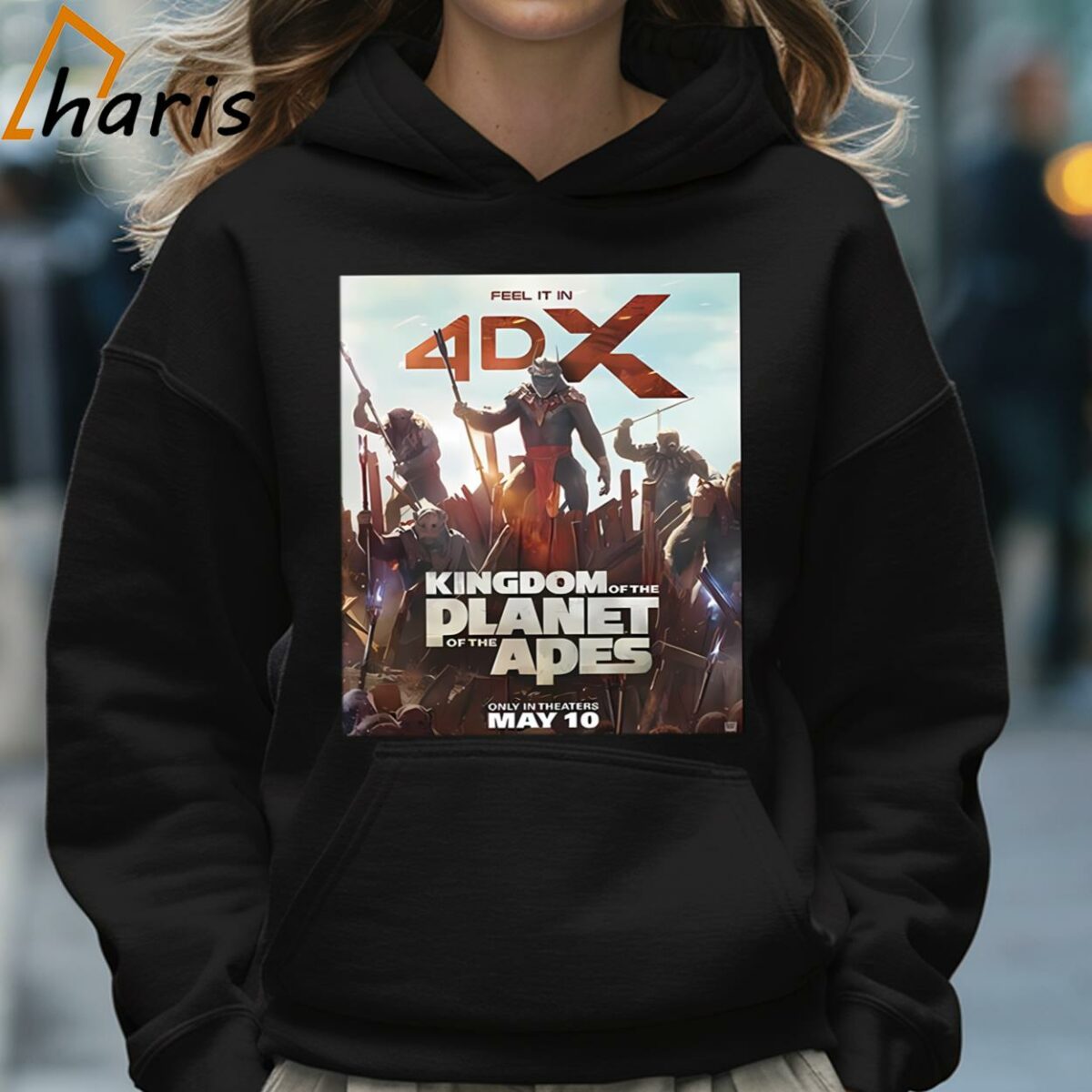 Kingdom Of The Planet Of The Apes 4DX Poster T shirt 5 Hoodie