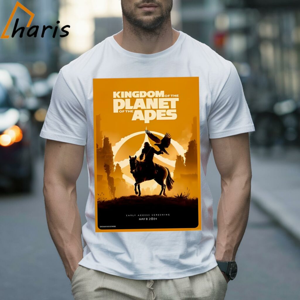 Kingdom Of The Planet Of The Apes May 8-2024 Poster T-shirt