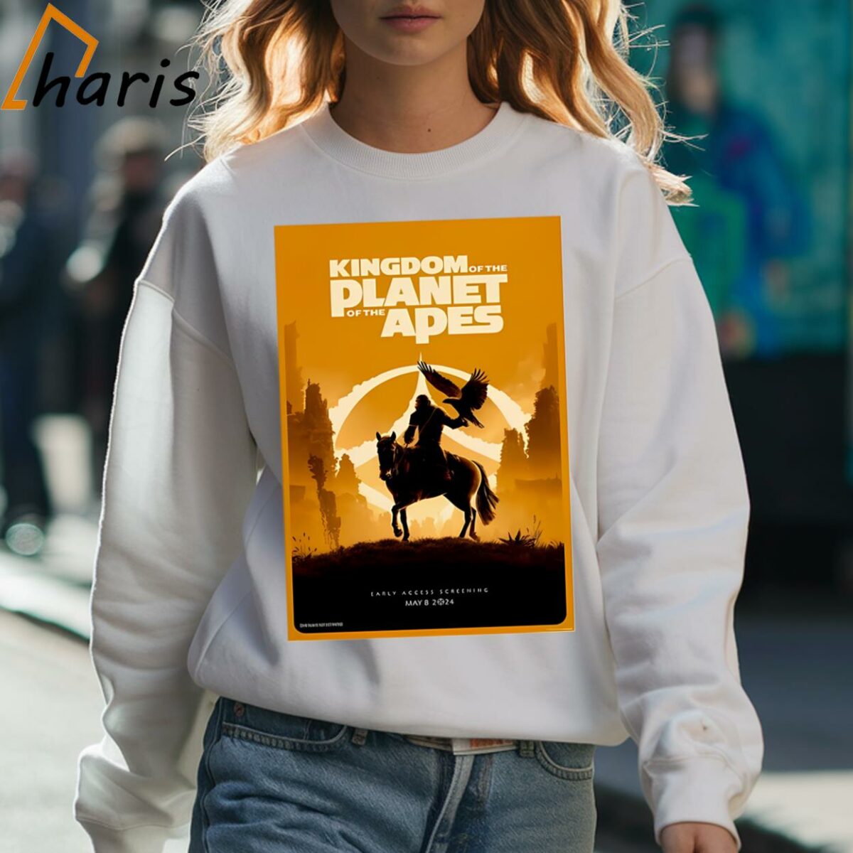 Kingdom Of The Planet Of The Apes May 8 2024 Poster T shirt 3 Sweatshirt