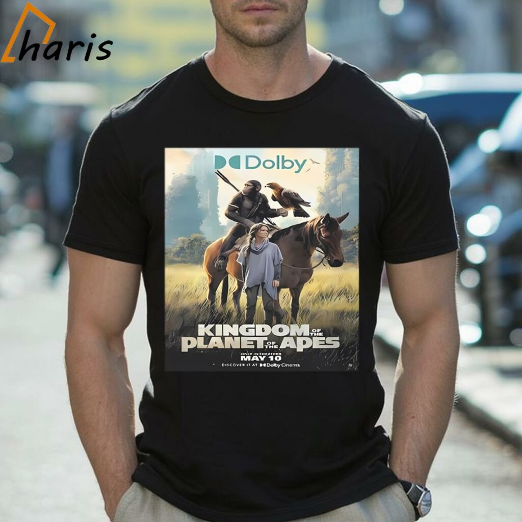 Kingdom Of The Planet Of The Apes Poster Shirt
