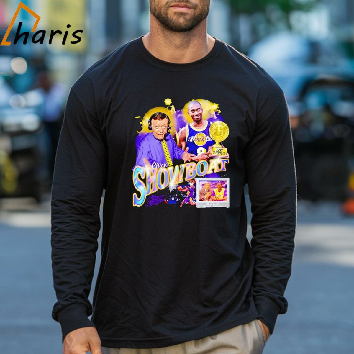 Kobe Bryant Los Angeles Lakes Basketball Chick Showboat Shirt 3 Long sleeve shirt