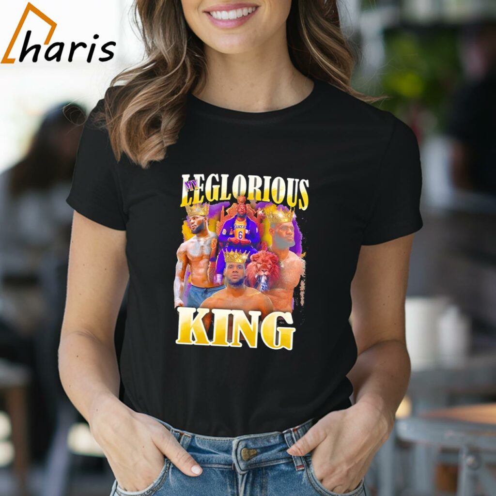 Lebron James Los Angeles Lakers Basketball My Leglorious King Shirt