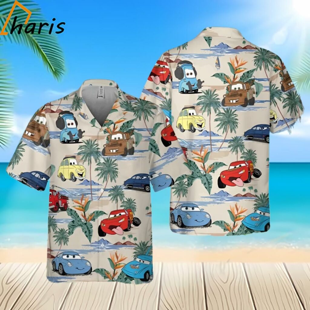 Lightning McQueen Doc Hudson Summer Hawaiian Shirt