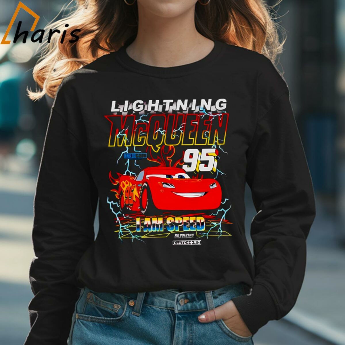 Lightning McQueen Pixar Cars Disney Shirt 3 Long sleeve shirt