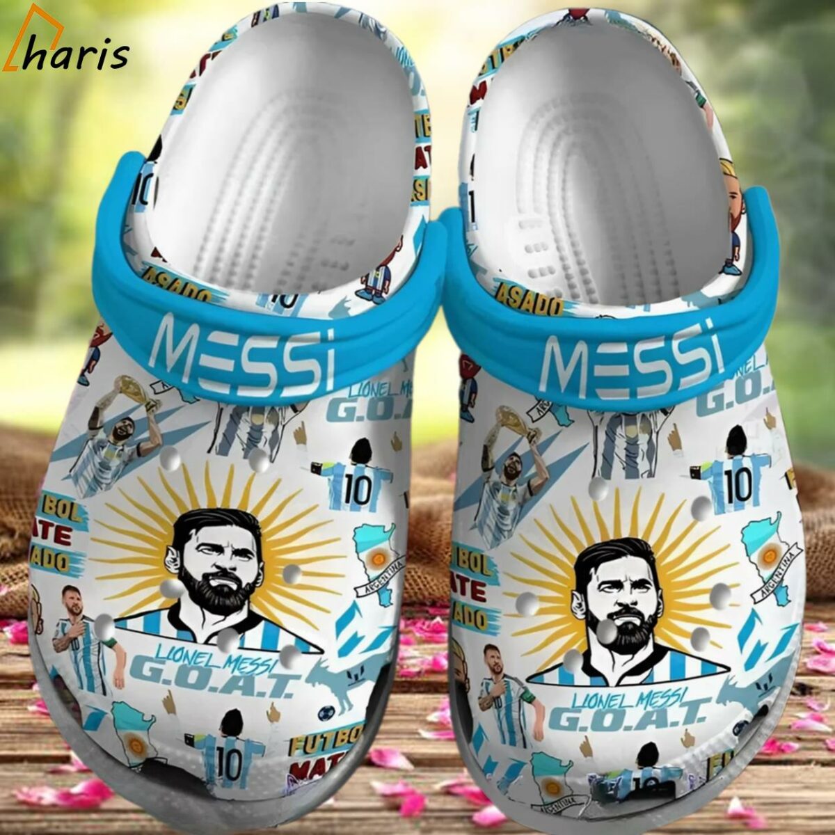 Lionel Messi The GOAT Crocs For Kids And Adults 1 1