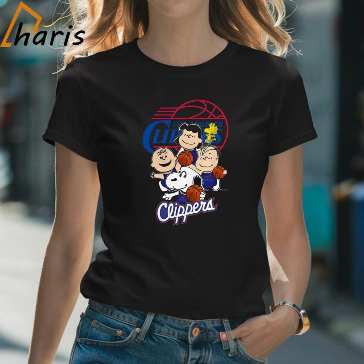 Los Angeles Clippers Peanuts Characters Shirt