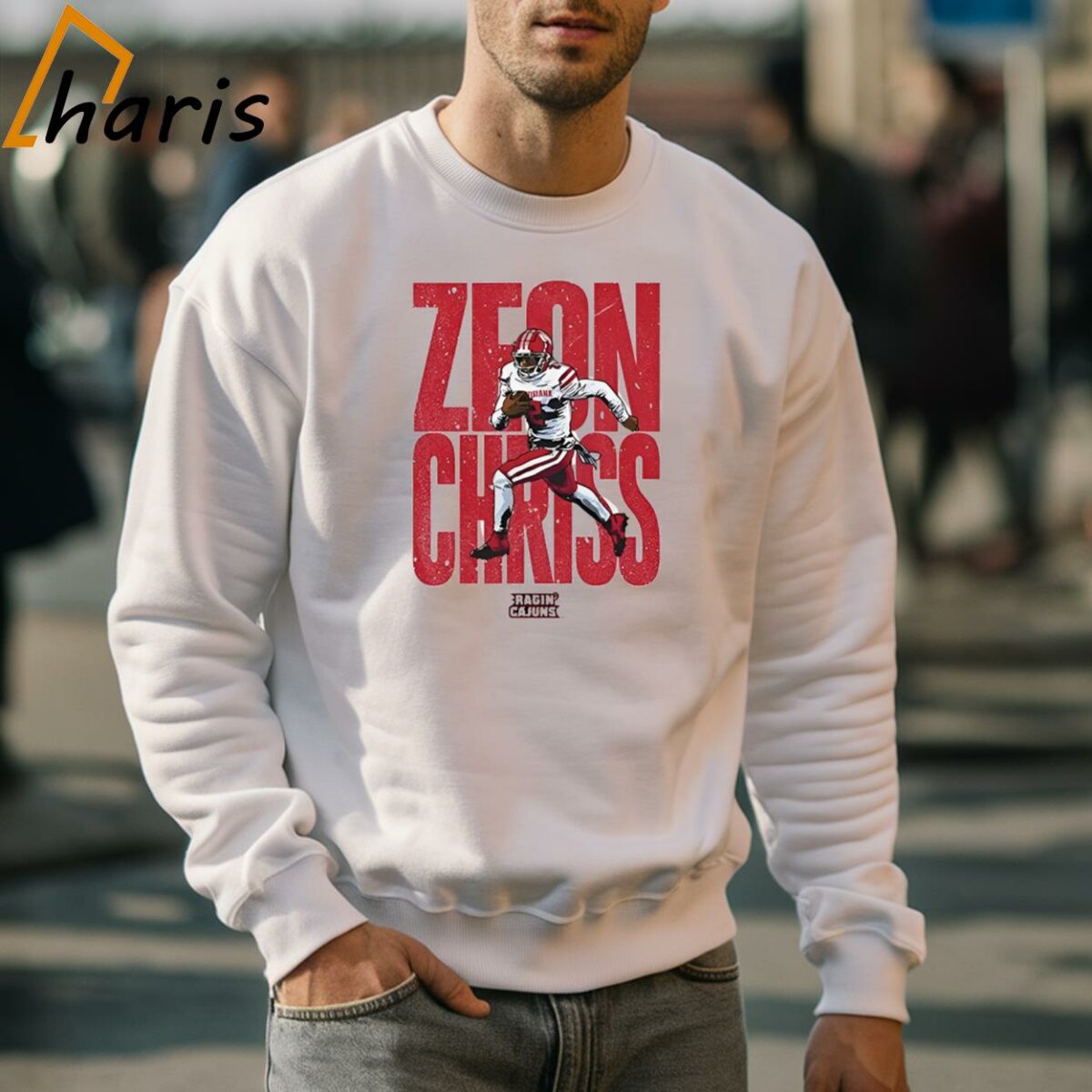 Louisiana NCAA Football Zeon Chriss Caricature T shirt 5 Sweatshirt