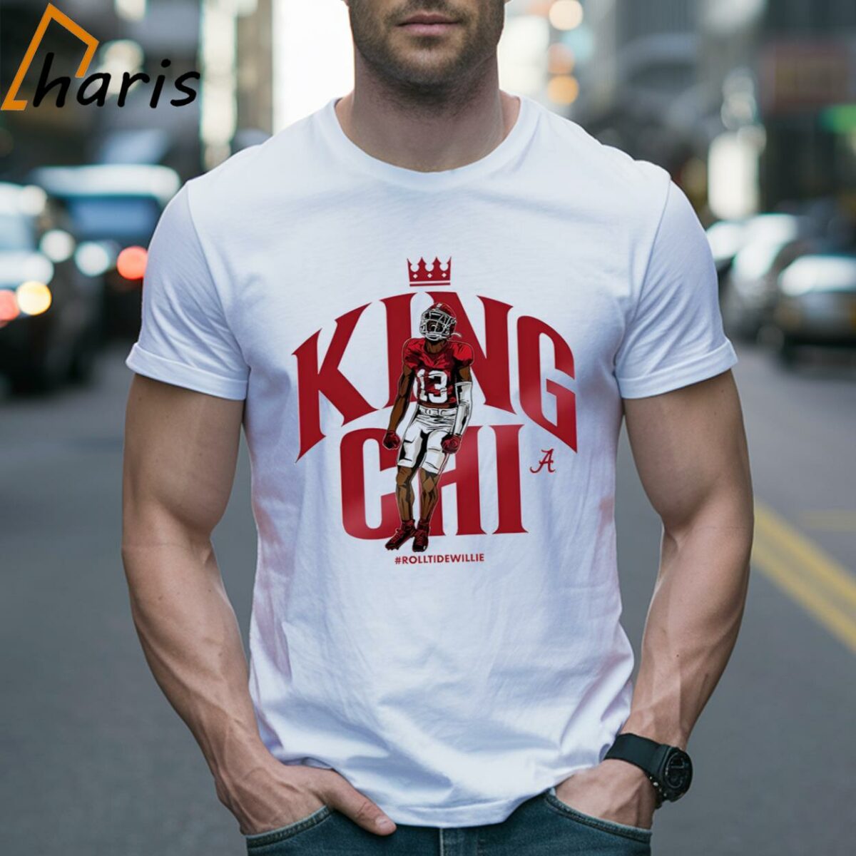 Malachi Moore King Chi Alabama Crimson Tide Football Cartoon Shirt 2 Shirt