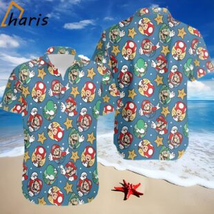 Mario And Luigi Beach Hawaiian Shirt 1 1