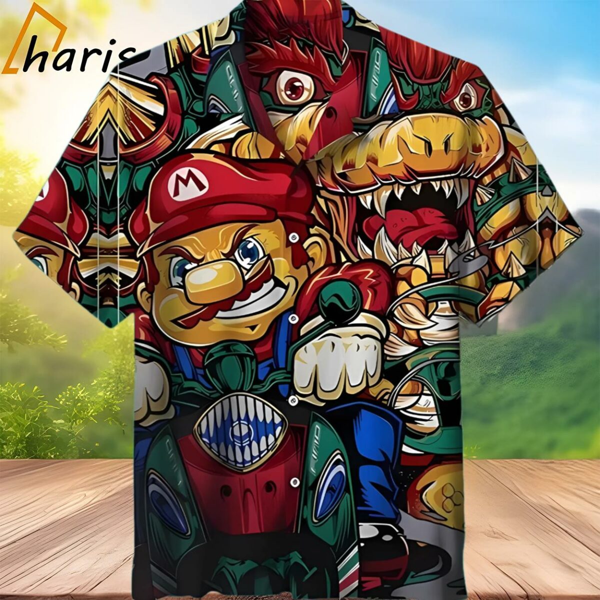 Mario Bros Summer Hawaii Shirt