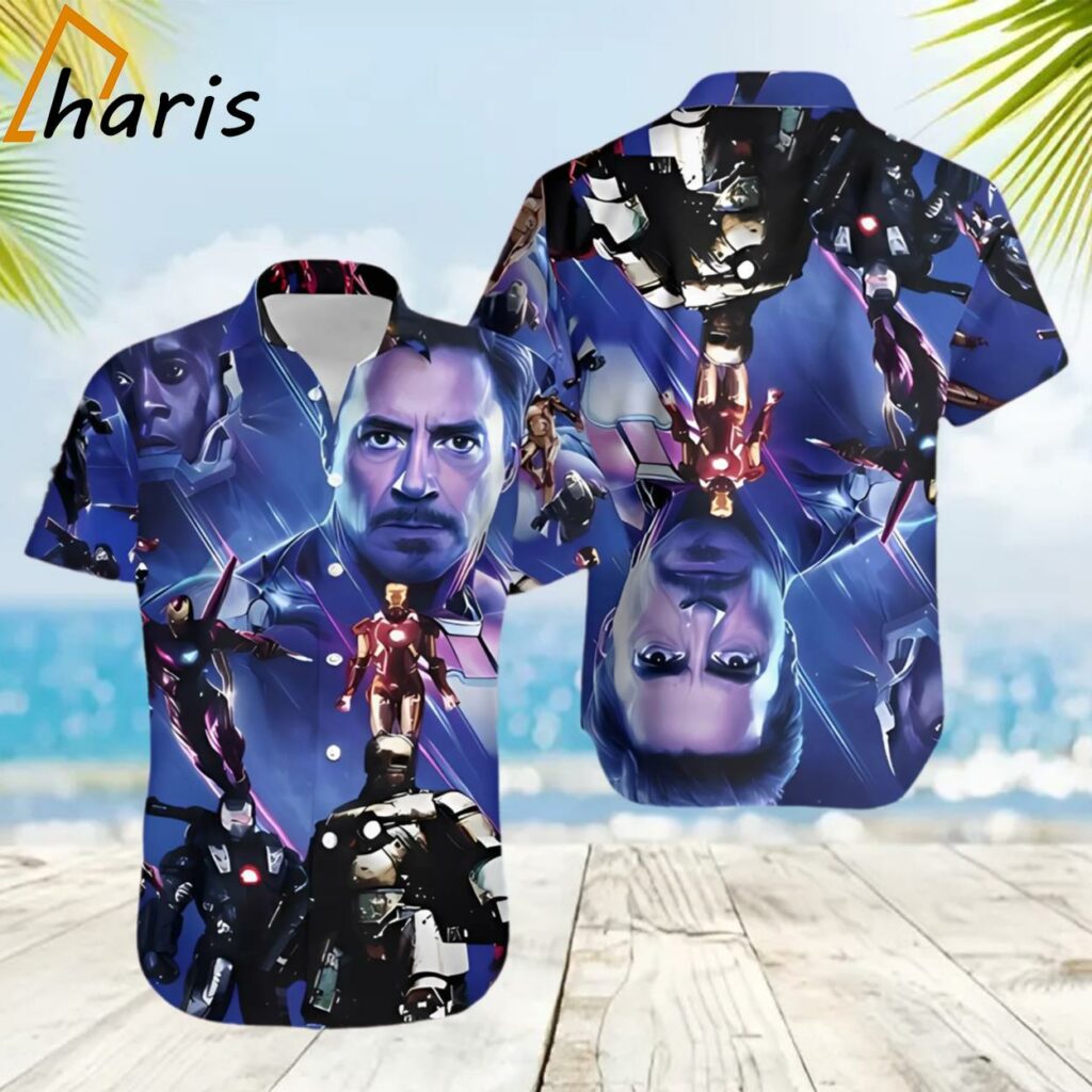 Marvel Finest In Top Guninspired Iron Man Hawaiian Shirt