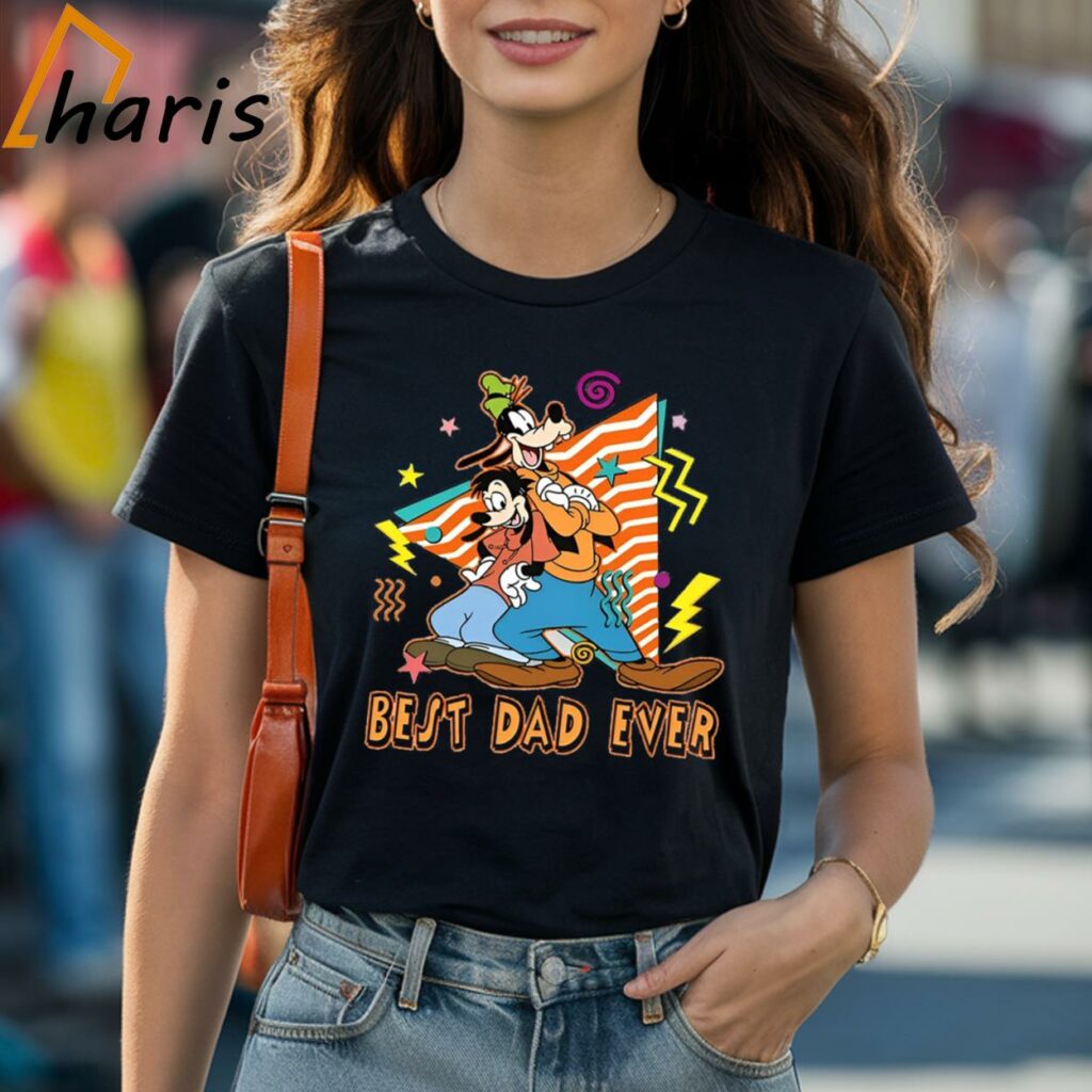 Max Goof And Goofy Best Dad Ever Retro 90s T-shirt