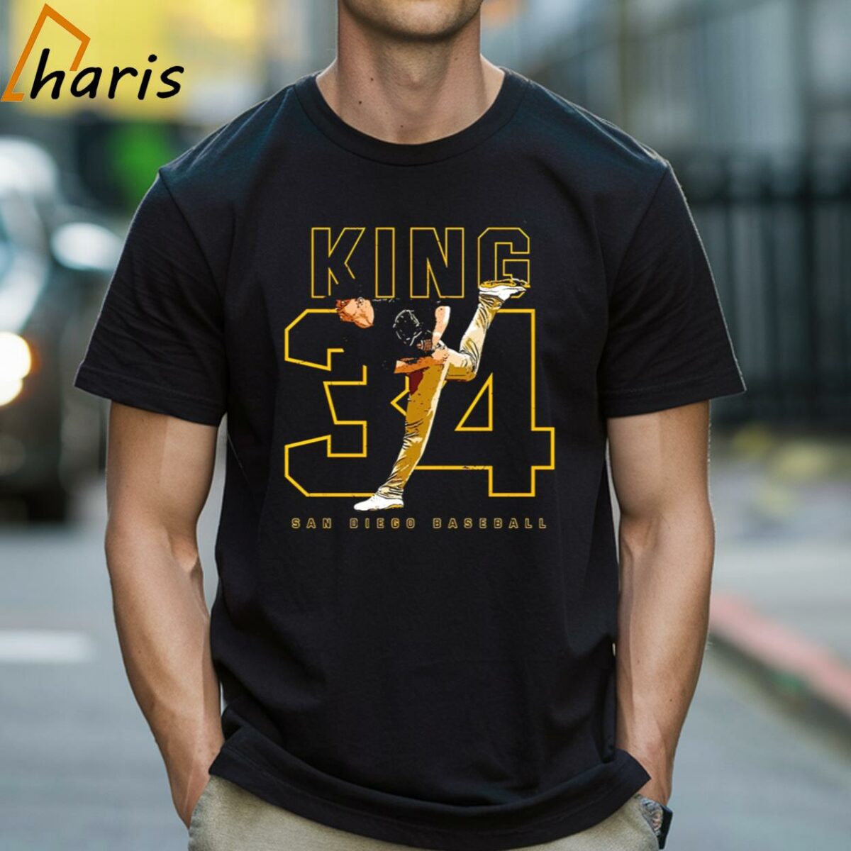 Michael King 34 San Diego Padres Baseball Shirt 1 Shirt