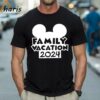 Mickey's Family Vacation 2024 T shirt 1 Shirt
