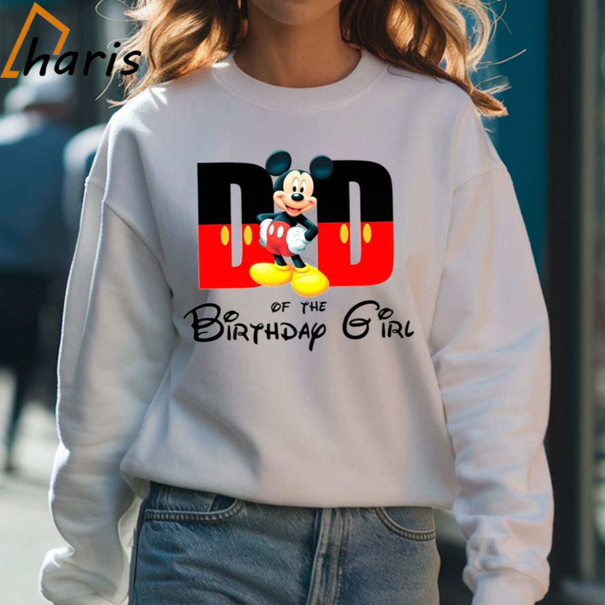 Mickey Dad Of The Birthday Shirt Fathers Day Gifts For Papa 4 Sweatshirt