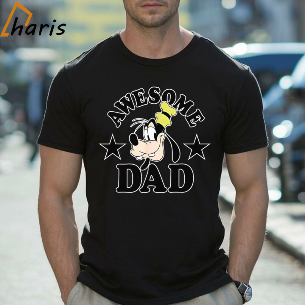 Mickey Goofy Awesome Dad T-Shirt