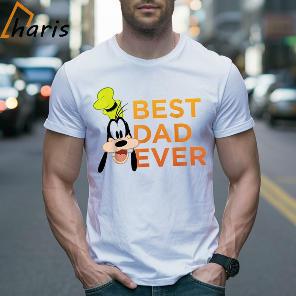 Mickey Goofy Best Dad Ever Father's Day T-shirt