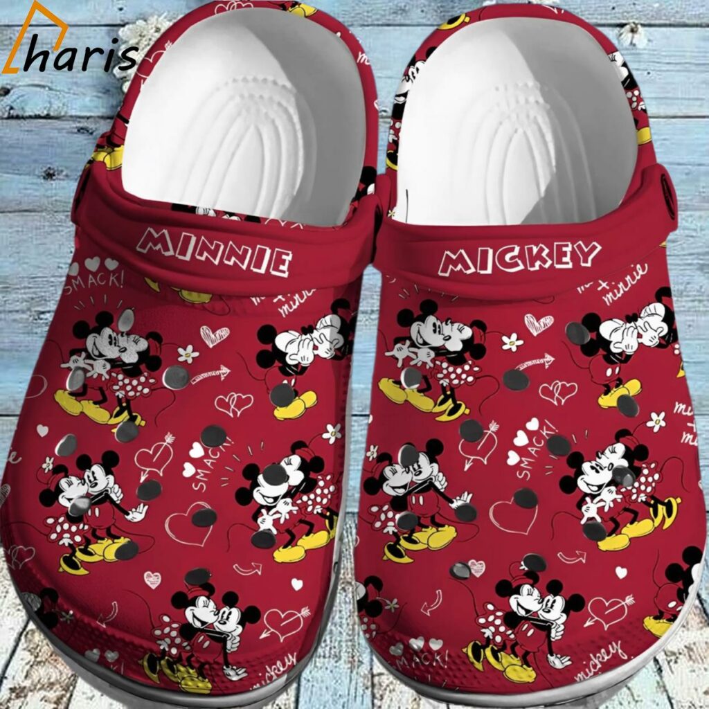 Mickey Minnie 3D Cartoon Comfort Crocs Shoes