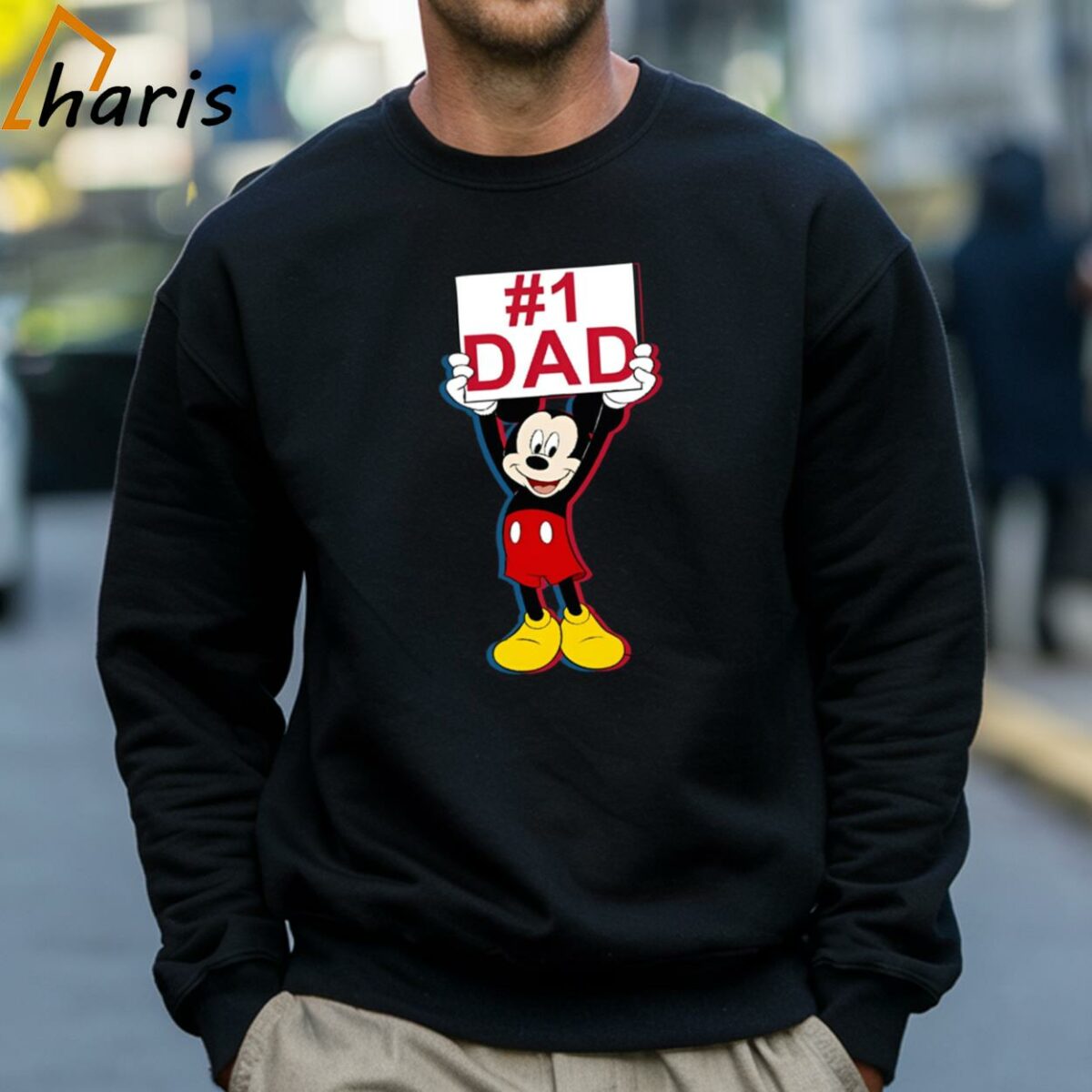 Mickey Mouse 1 Dad Disney Fathers Day T shirt 4 Sweatshirt
