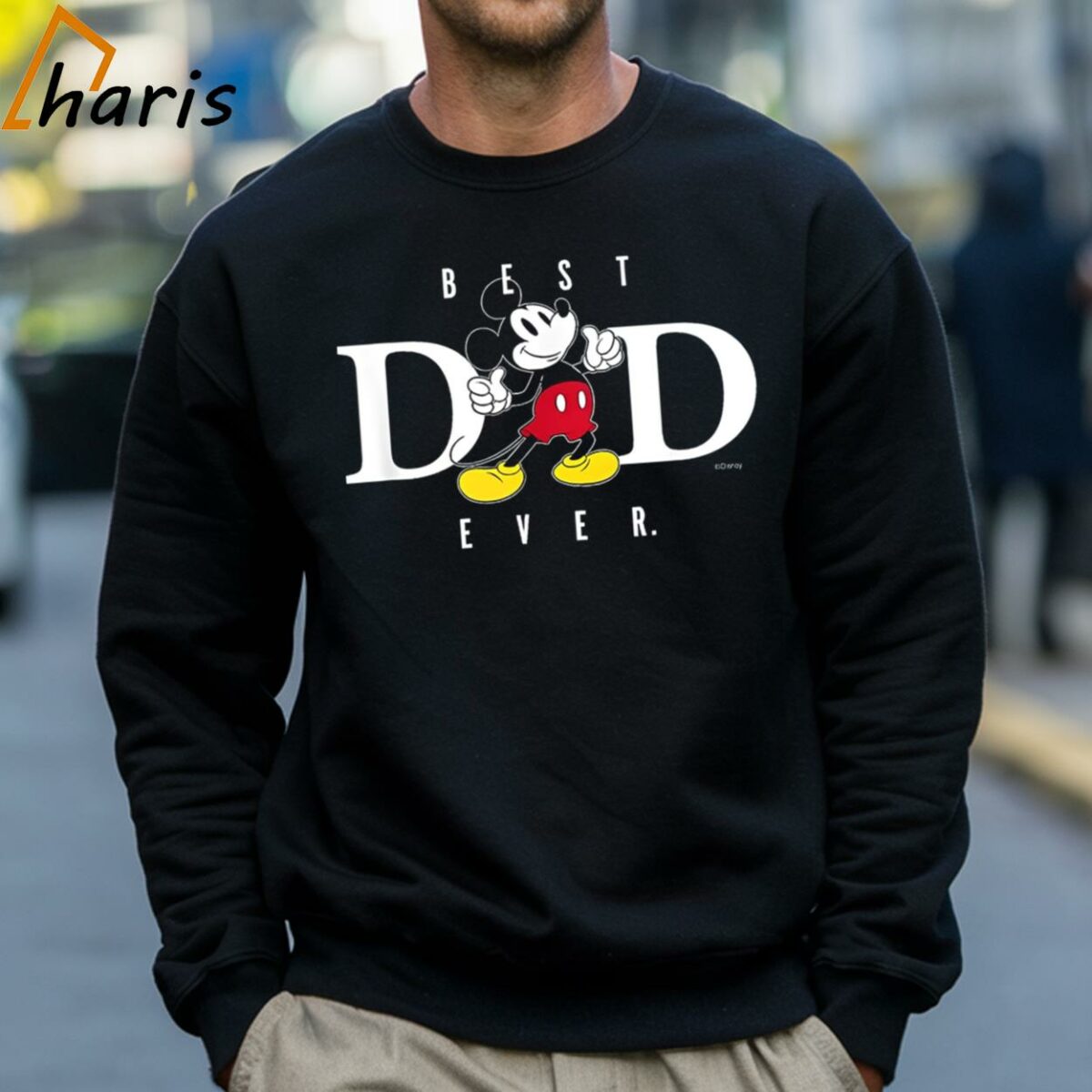 Mickey Mouse Best Dad Ever Disney Fathers Day T shirt 4 Sweatshirt