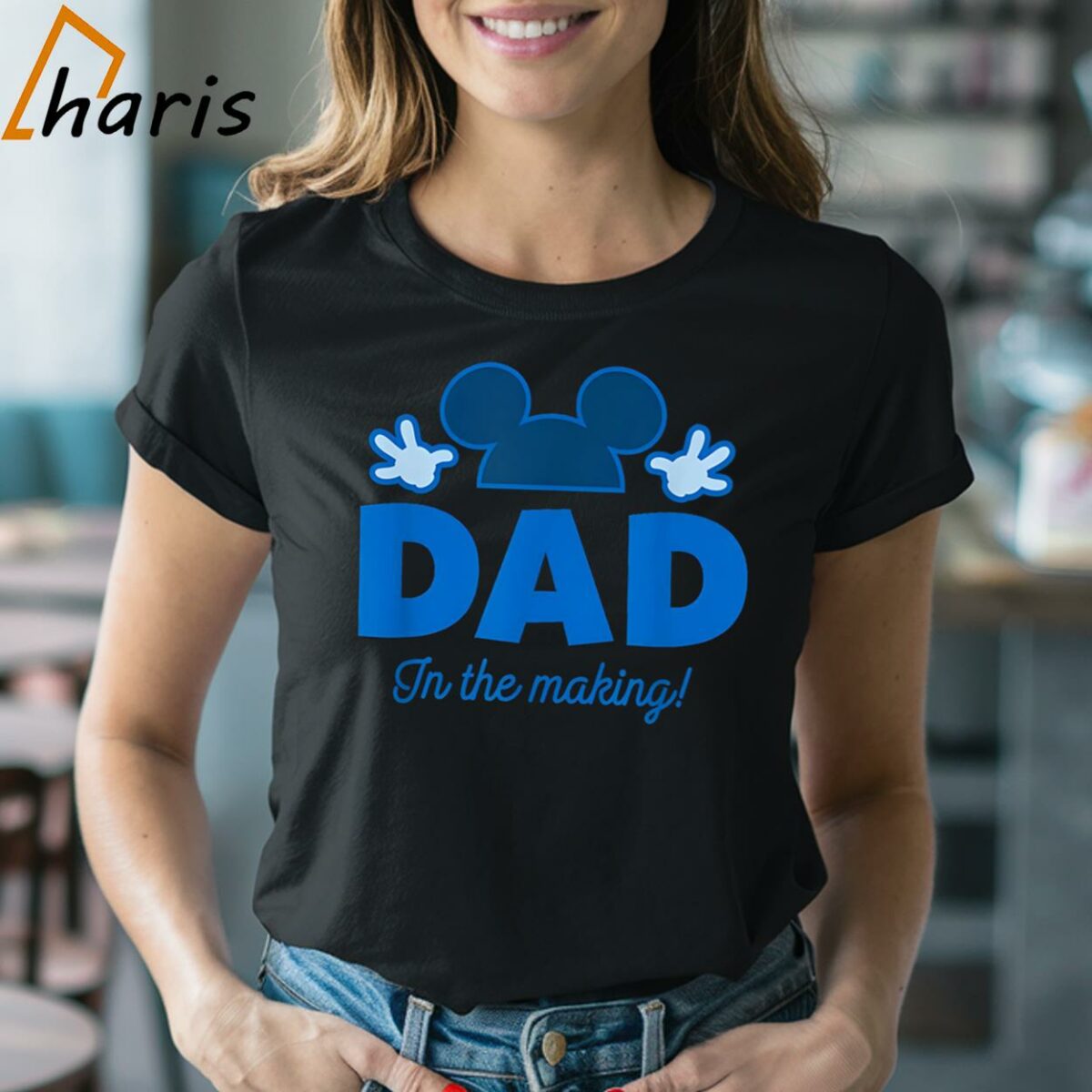 Mickey Mouse Dad In The Making Fathers Day T Shirt 2 Shirt