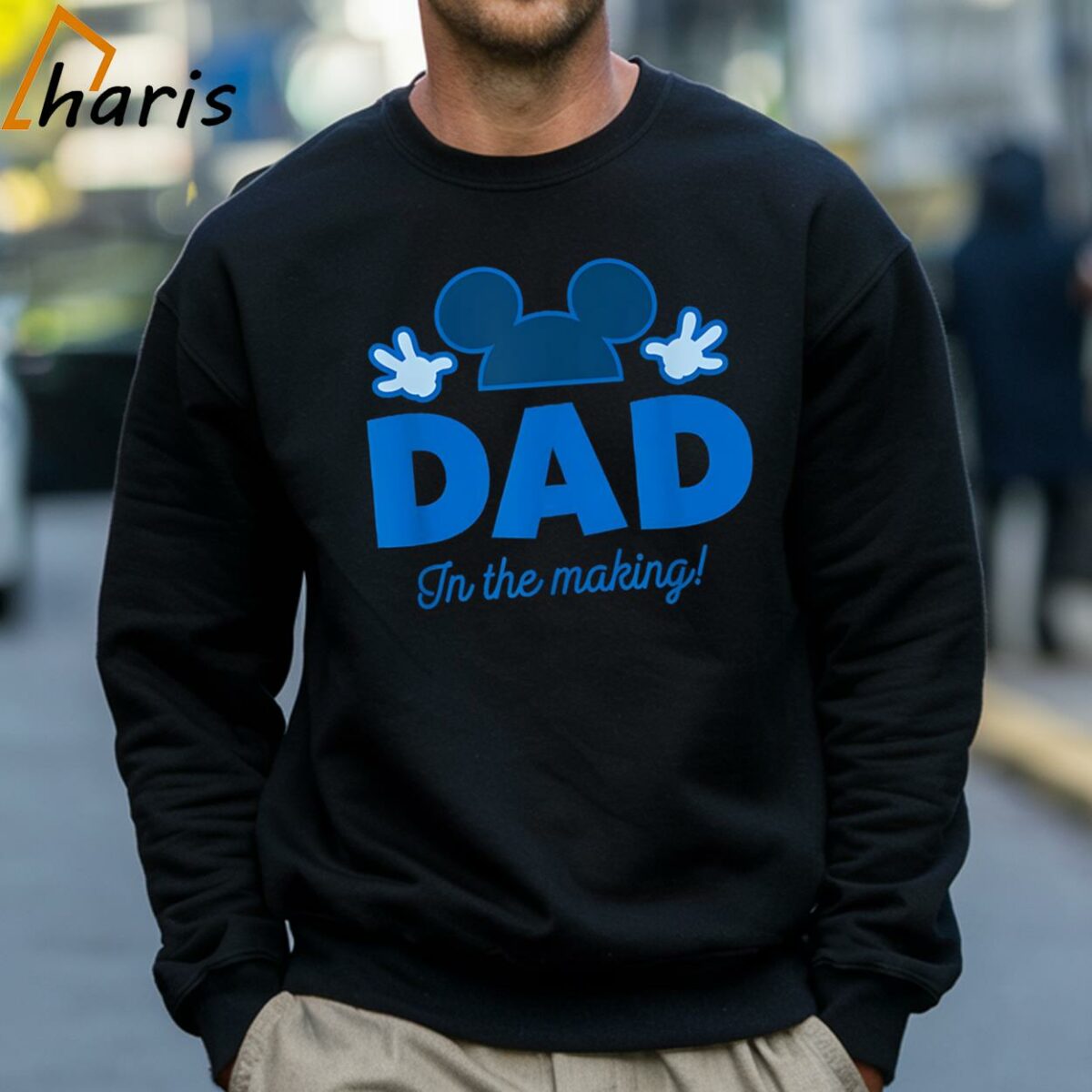 Mickey Mouse Dad In The Making Fathers Day T Shirt 4 Sweatshirt