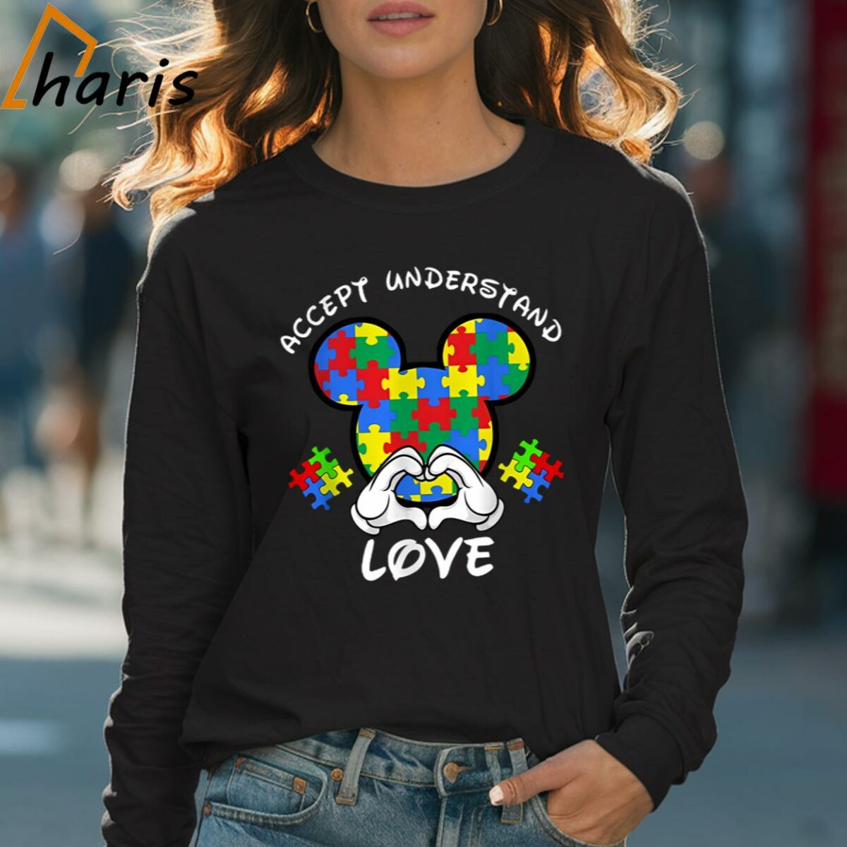 Mickey Mouse Understand Love Autism Disney Shirt 4 Long sleeve shirt