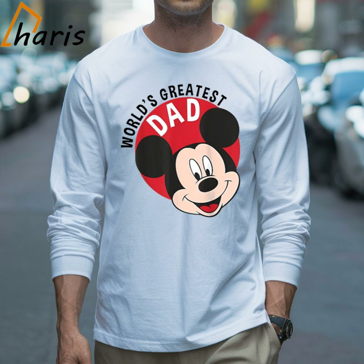 Mickey Mouse Worlds Greatest Dad Disney Father Day T Shirt 3 Long sleeve shirt