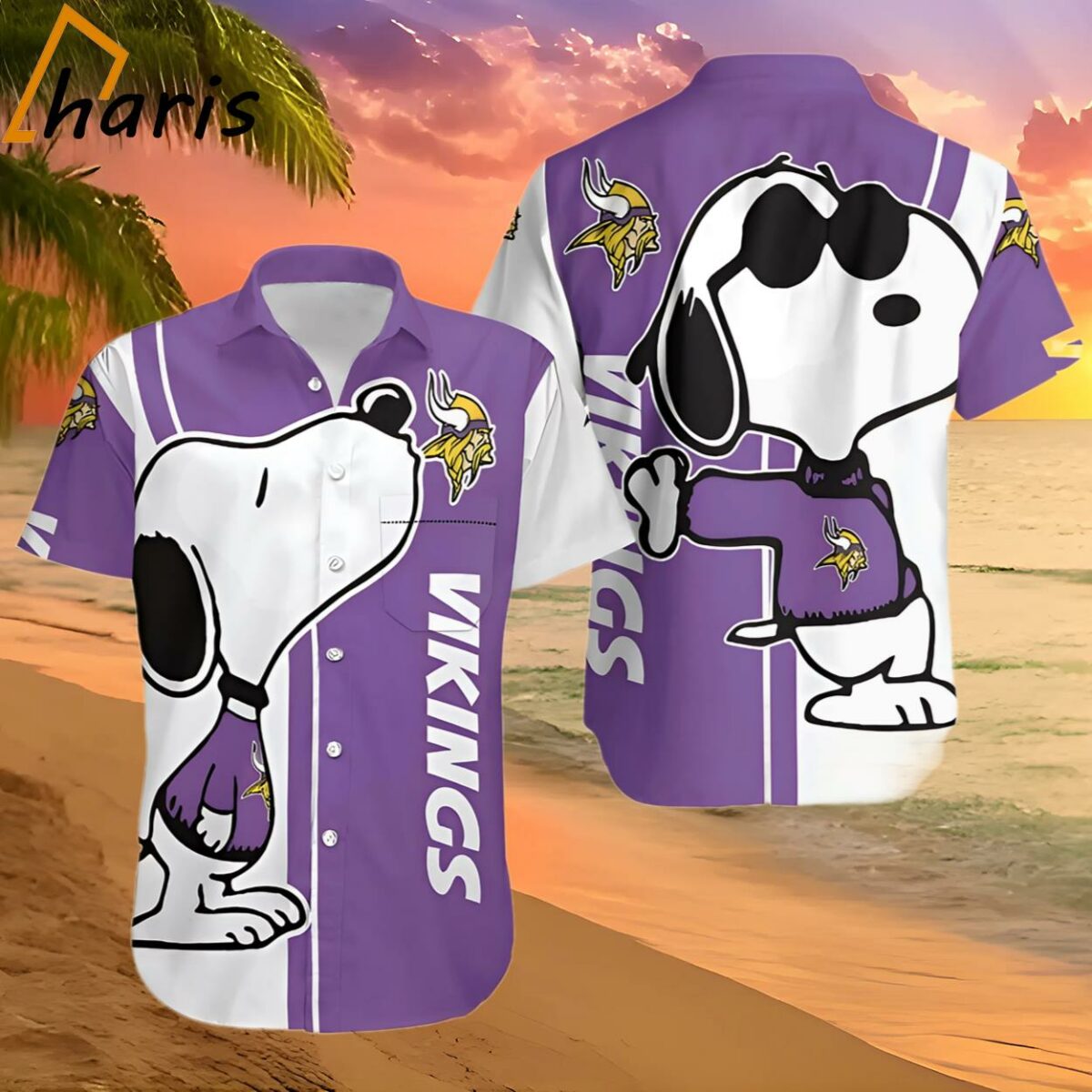 Minnesota Vikings Snoopy Lover Hawaiian Shirt 2 2
