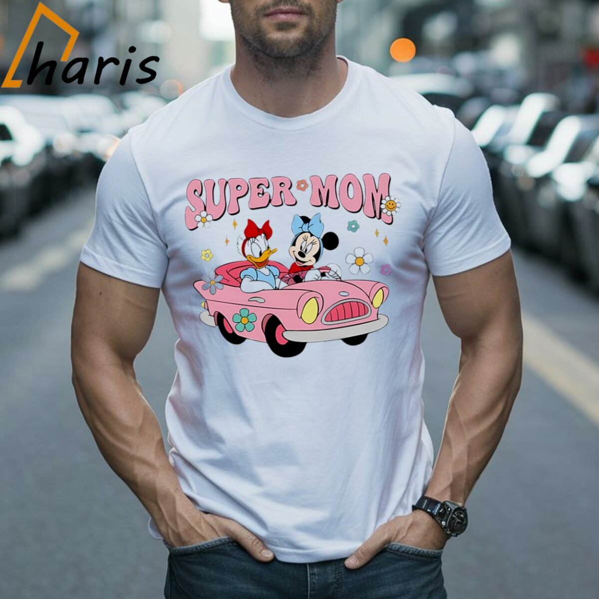 Minnie And Daisy Duck Drive Car Super Mom Disney Shirt 2 Shirt