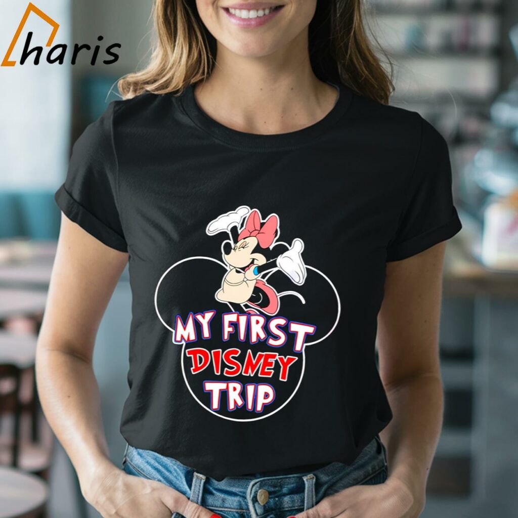Minnie Mouse Cartoon My First Disney Trip Shirt