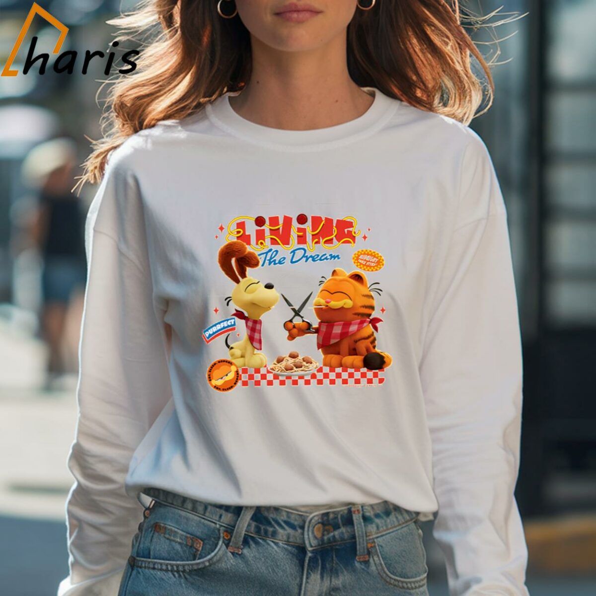 Movie Living the Dream The Garfield T shirt 4 Long sleeve shirt