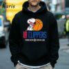 NBA Snoopy Forever Win Or Lose Basketball Los Angeles Clippers T shirt 5 Hoodie
