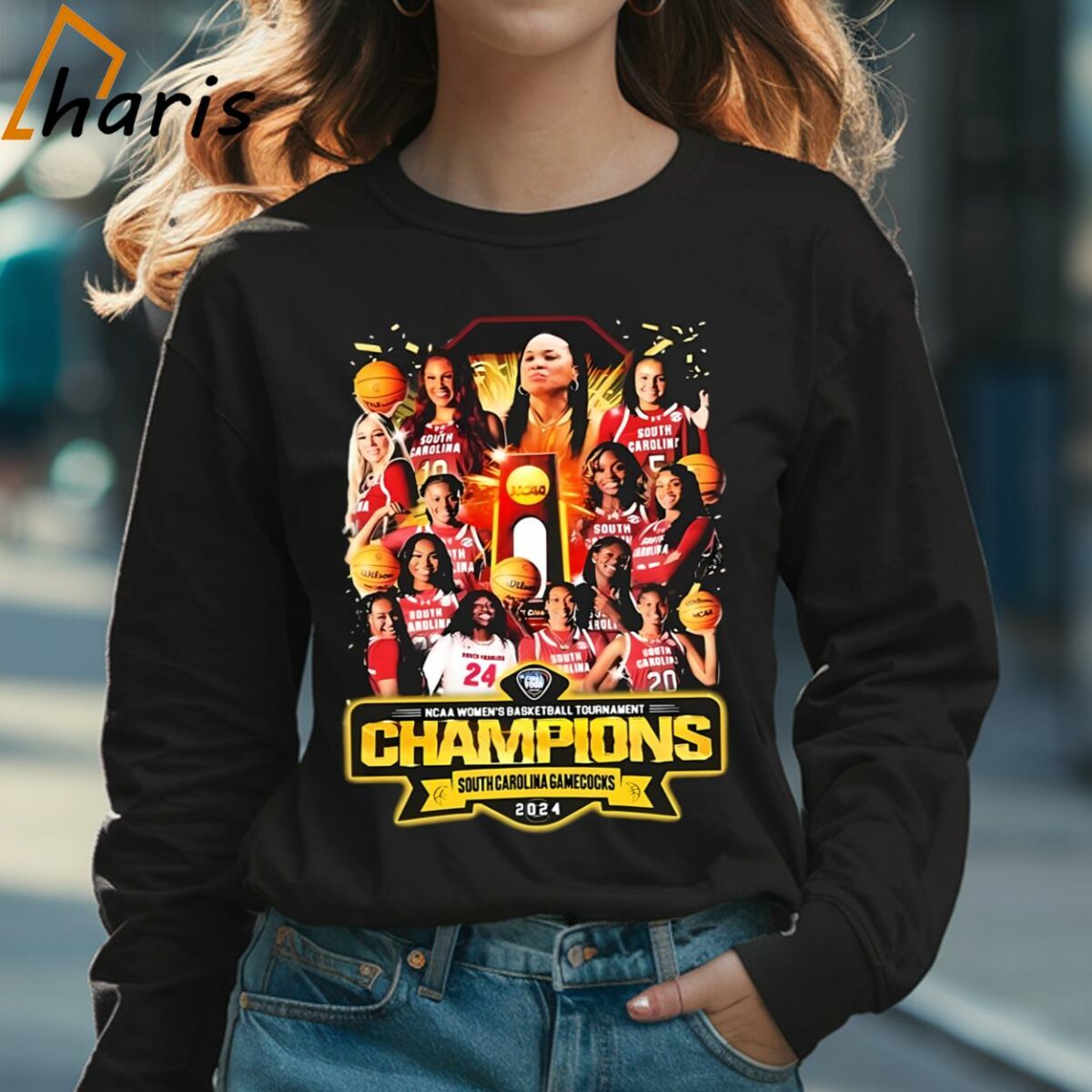 NCAA Womans Basketball Tournament Champions Shirt 3 Long sleeve shirt