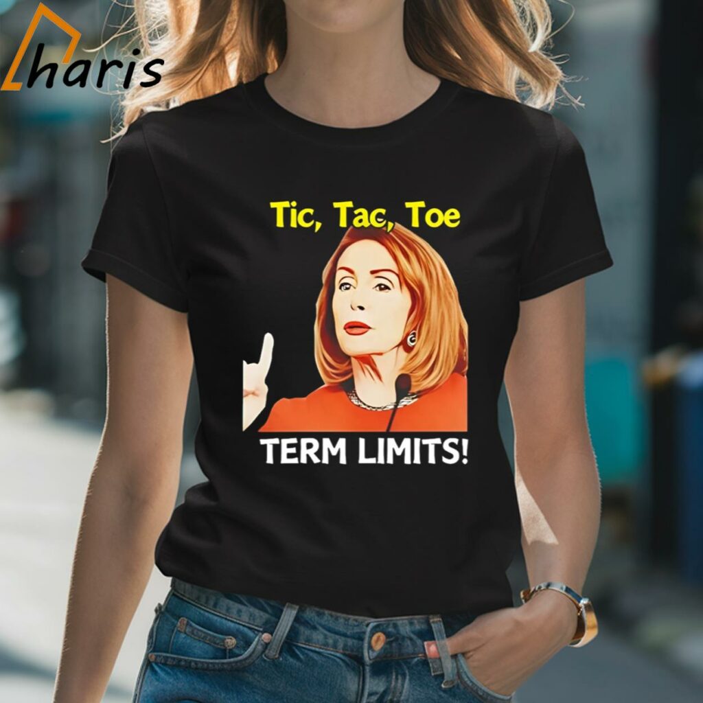 Nancy Pelosi Tic Tac Toe Term Limits Shirt