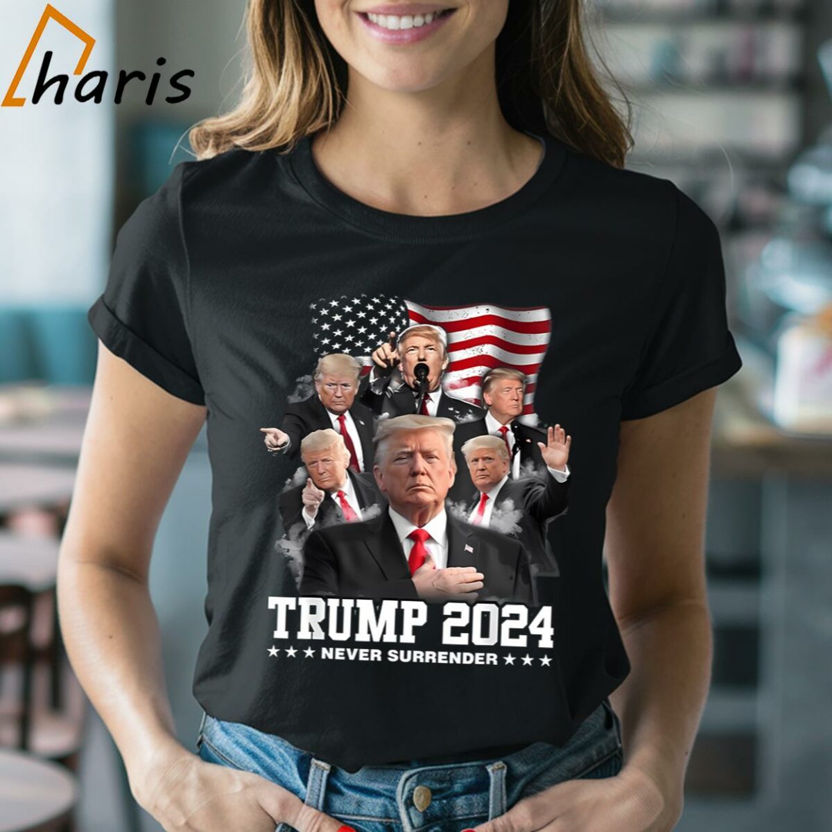 Never Surrender President Donald J Trump 2024 T Shirt 2 Shirt