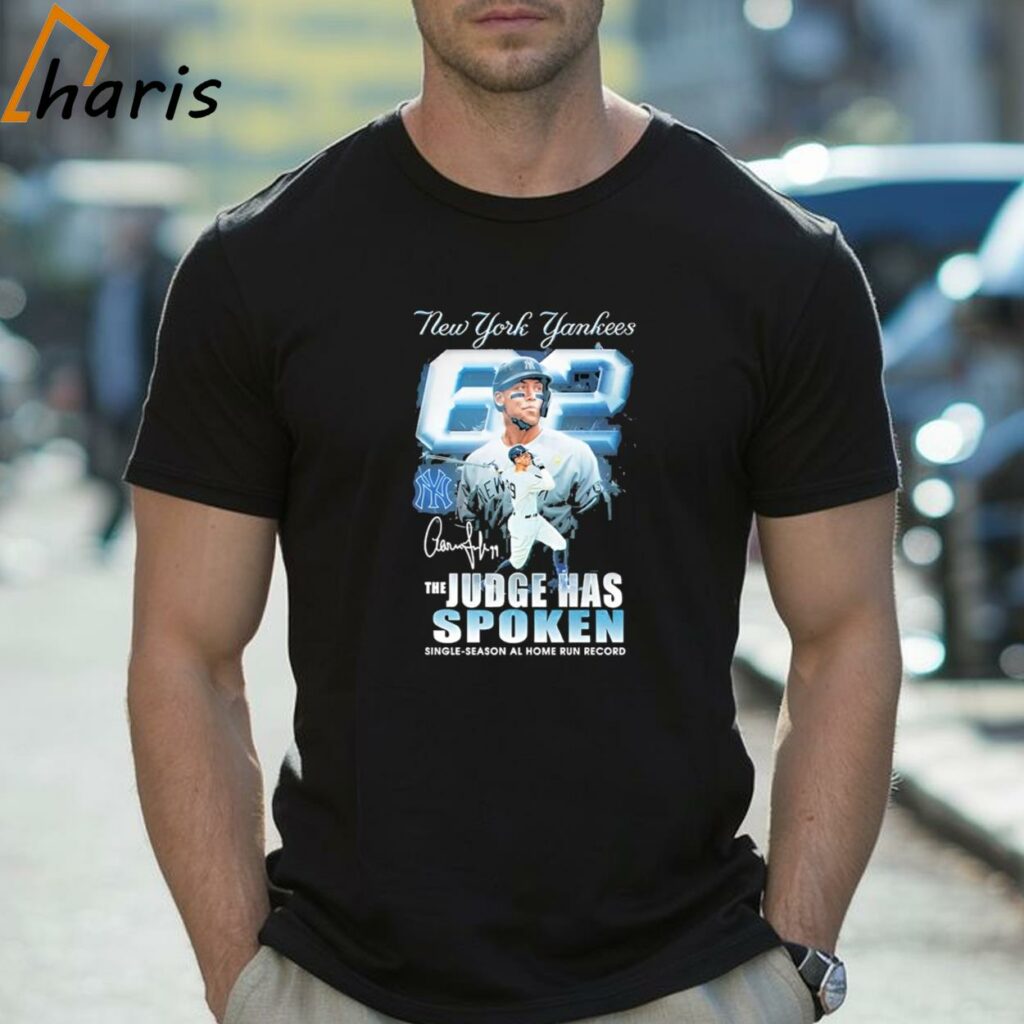 New York Yankees The Judge Has Spoken Fan T-shirt